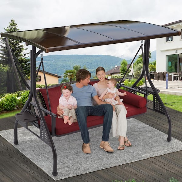 3 person patio swing hotsell