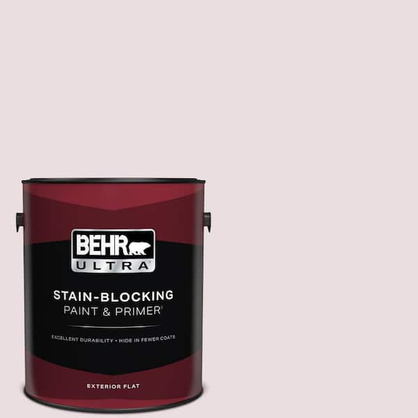 BEHR ULTRA 1 gal. Home Decorators Collection #HDC-CT-08 Pink Posey Flat Exterior Paint & Primer