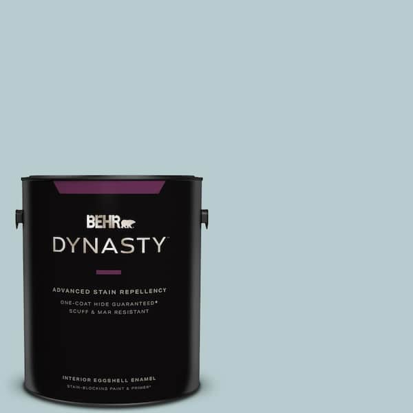 BEHR DYNASTY 1 Gal. #MQ3-54 Dayflower One-Coat Hide Eggshell Enamel ...