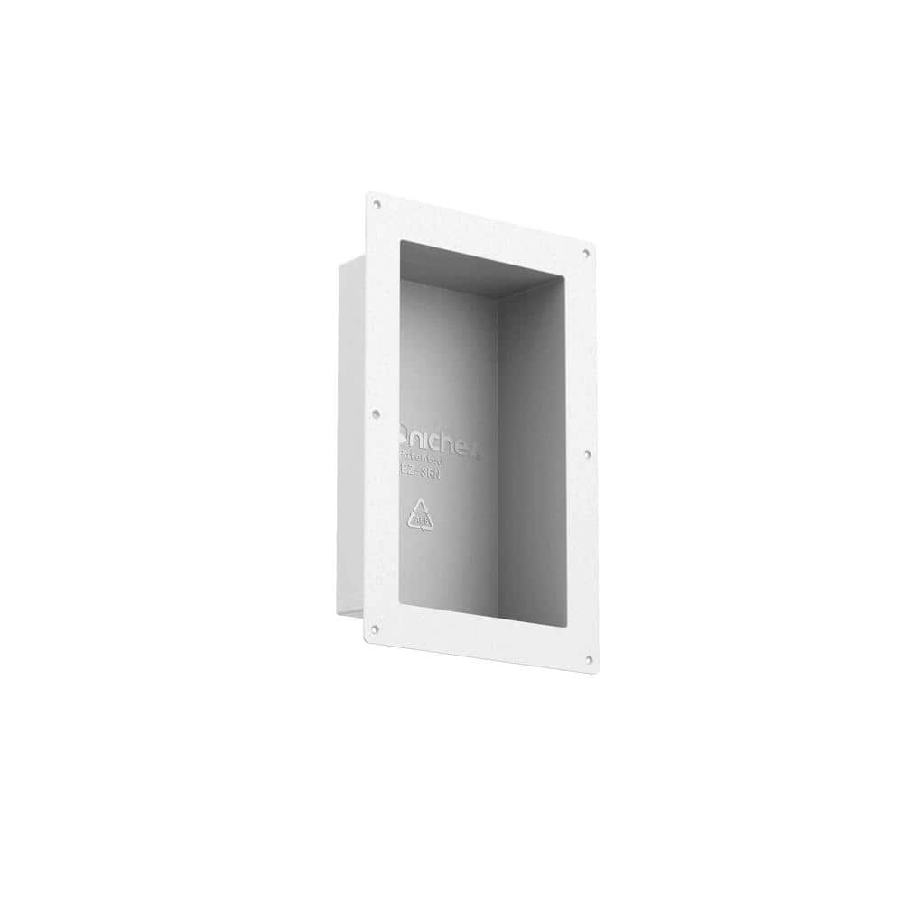 8" x 14" Pink Plastic Shower Wall Niche