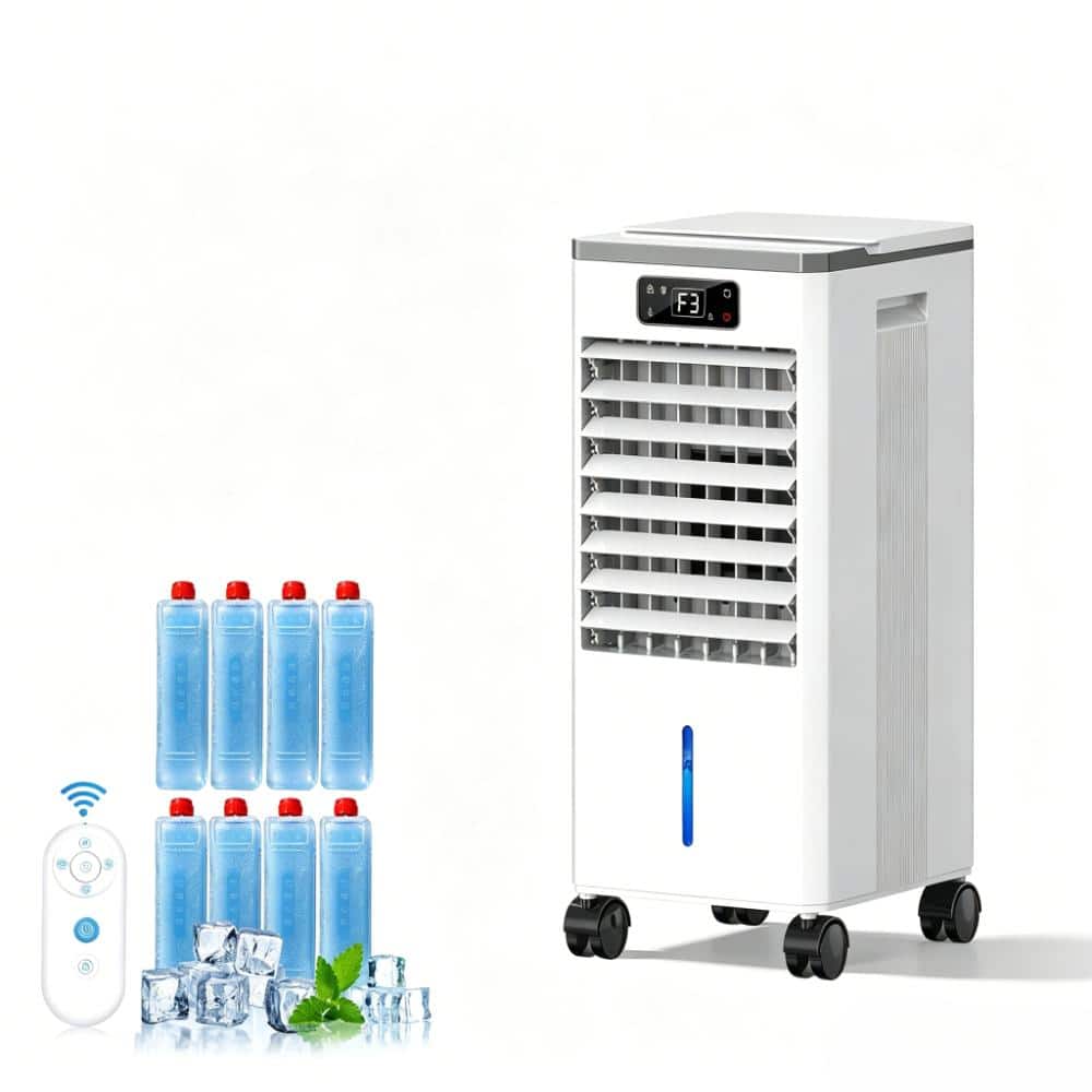 Portable Evaporative Air Cooler, 3 Modes 3 Speeds, 12H Timer, 2-Gal Tank, Quiet 46dB, 16ft Remote price history on PriceWatchPro