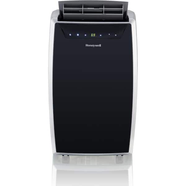 Honeywell 8,000 BTU Portable Air Conditioner Cools 500 Sq. Ft. with Dehumidifier in Black and Silver