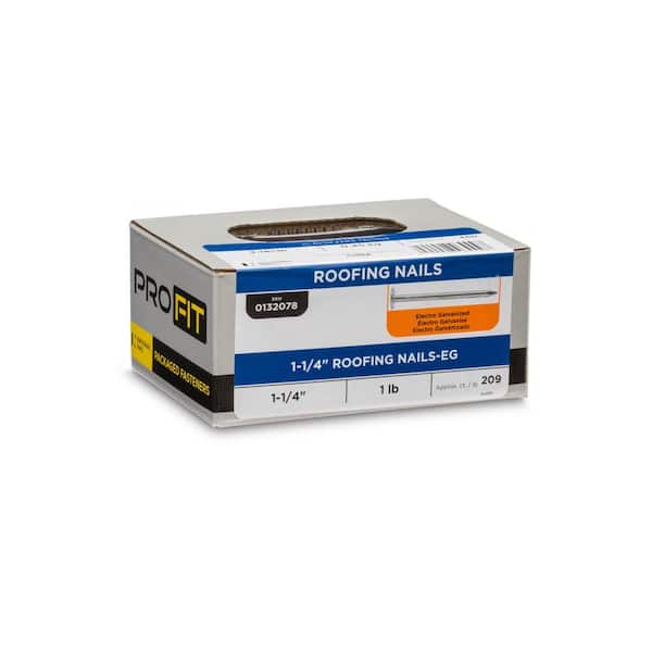 1-1/2 in. Electro Galvanized Roofing Nail 1 lb. (194-Count)