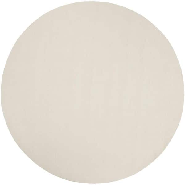 Livabliss Falmouth Ivory 10 ft. x 10 ft. Round Indoor Area Rug