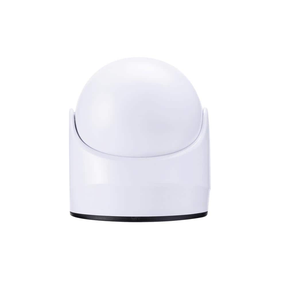 White Matte LED Battery-Powered Security Floodlight