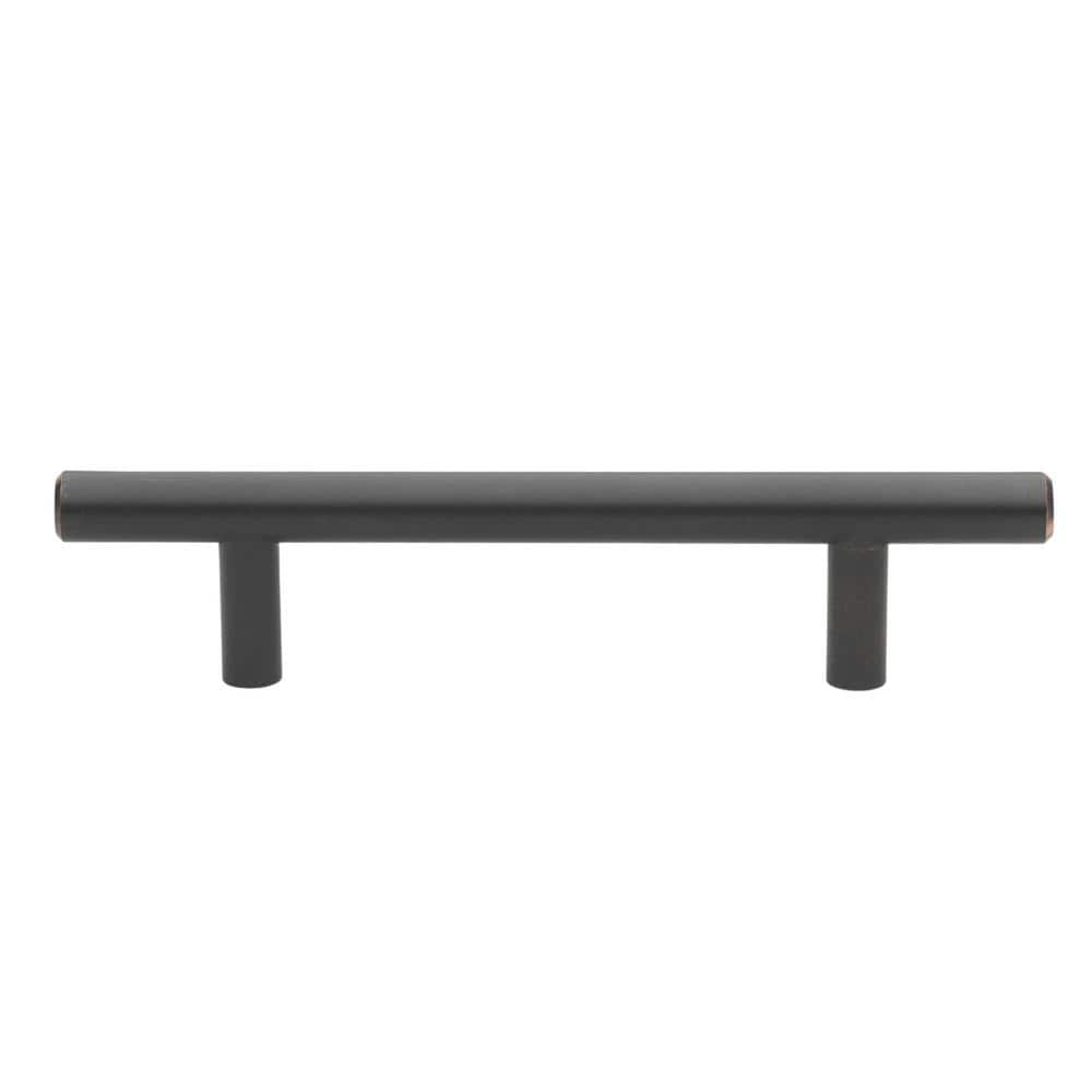 3-3/4 in. Center-to-Center Oil Rubbed Bronze Finish Solid Handle Bar Pulls (10-Pack) price history on PriceWatchPro