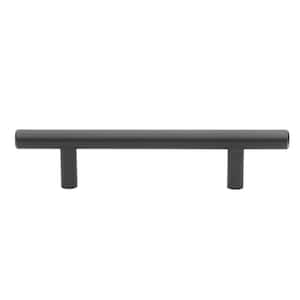 3-3/4 in. Center-to-Center Oil Rubbed Bronze Finish Solid Handle Bar Pulls (10-Pack)