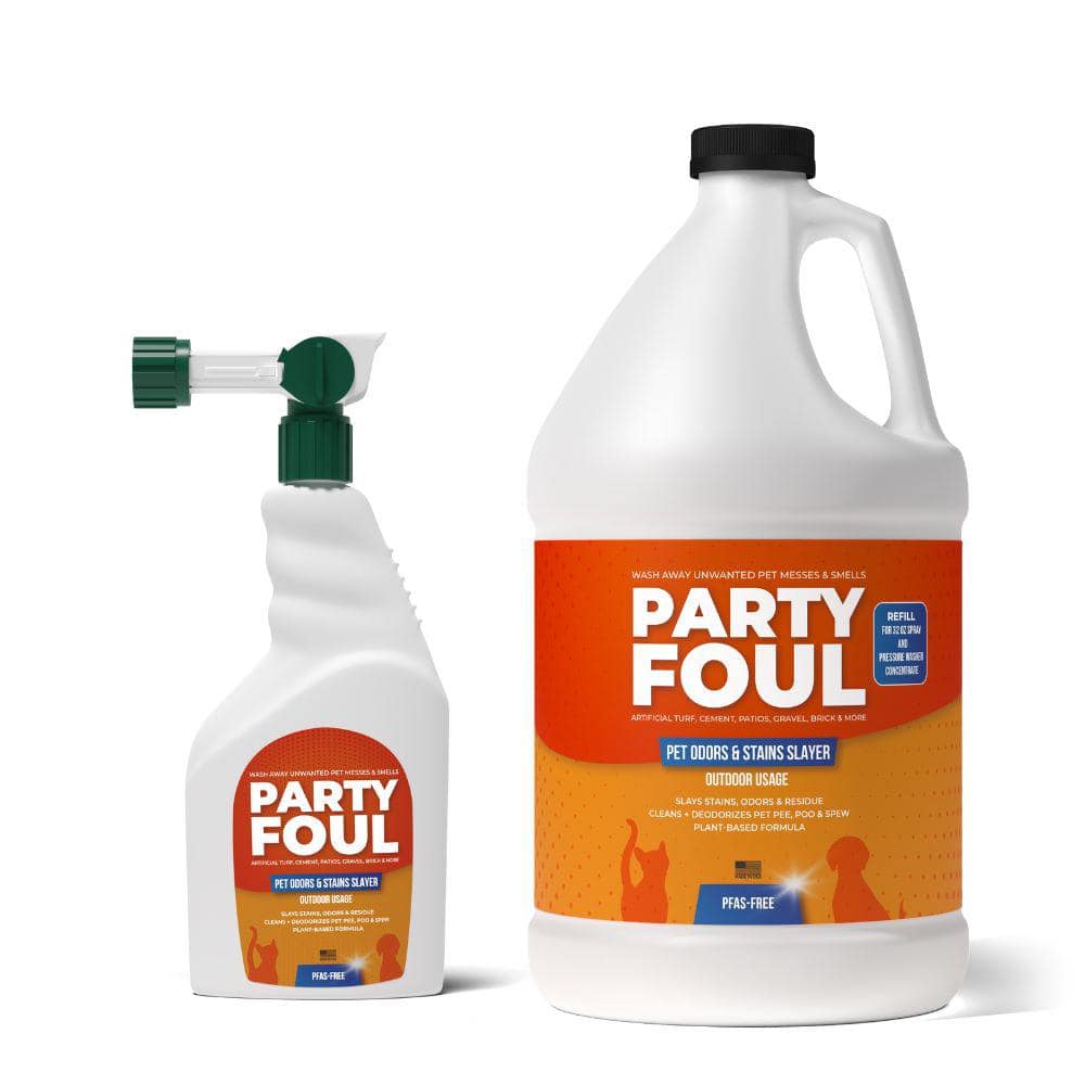 160 Oz. Plant-Based Outdoor Pet Odors and Stains Slayer Up to 4x Use Kit
