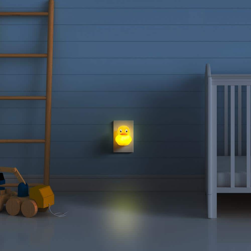 Globe Electric Yellow Duck LED Night Light for Kids