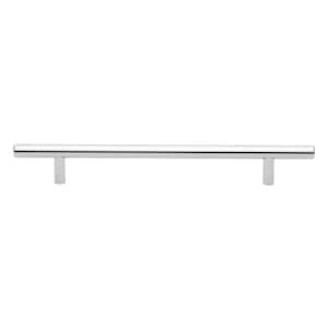 7 in. Polished Chrome Solid Handle Drawer Bar Pulls (10-Pack)