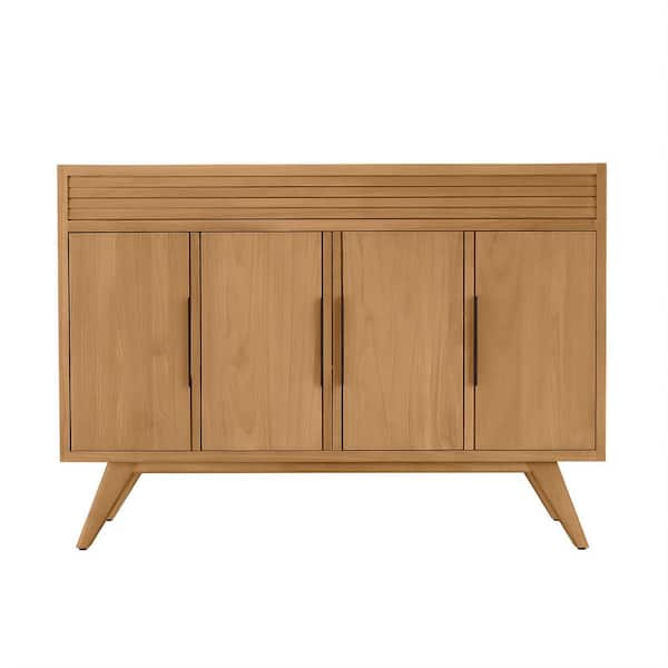 Taylor 48 in. Bath Vanity Cabinet without Top in Natural Teak (Assembled)