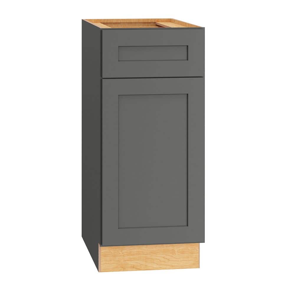 QuickShip Cottage 15 in. W x 24 in. D x 34.5 in. H Assembled Plywood Shaker Trash Can Cabinet in Fossil price history on PriceWatchPro