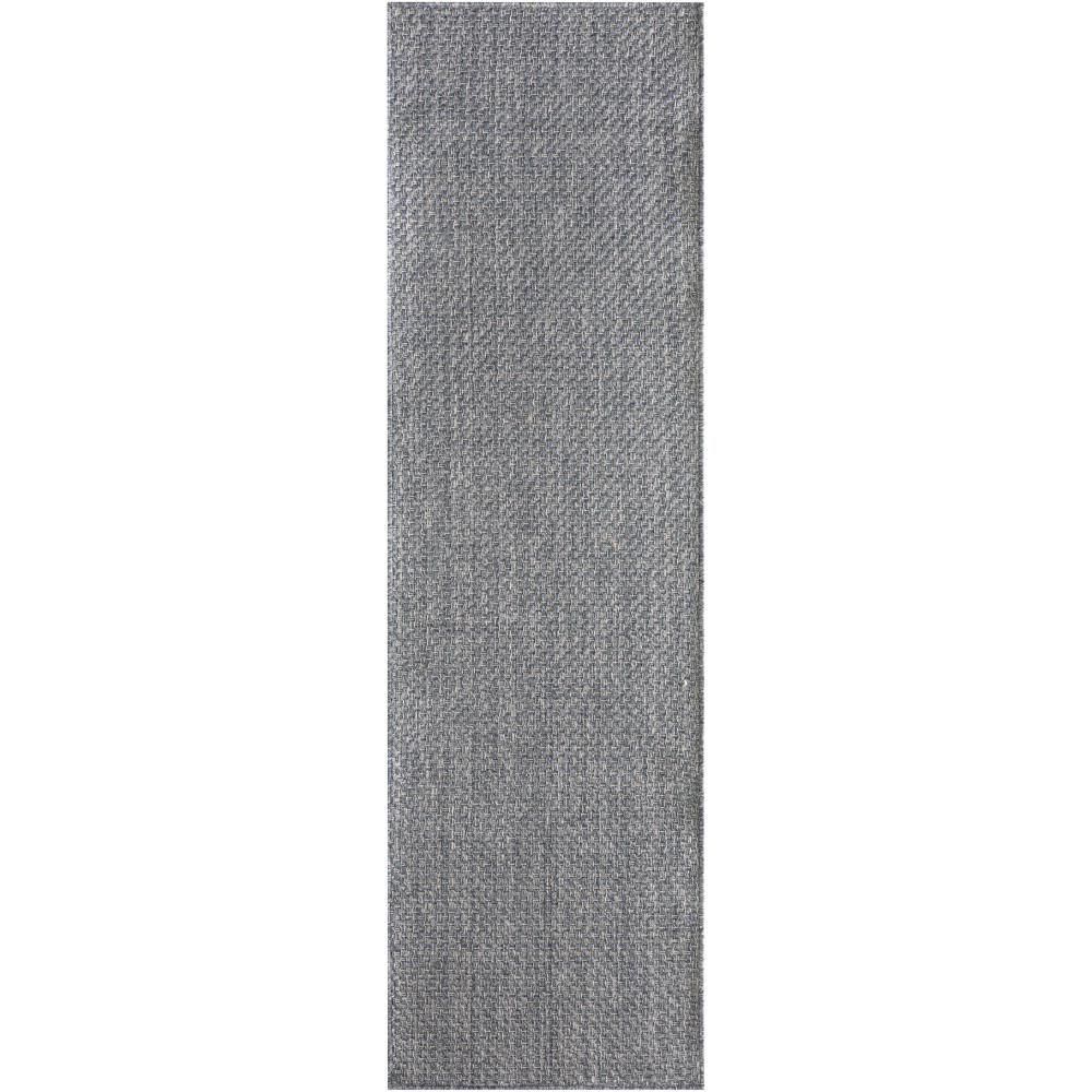 Tulum Denim 2 ft. x 10 ft. All-Over Design Contemporary Runner Area Rug