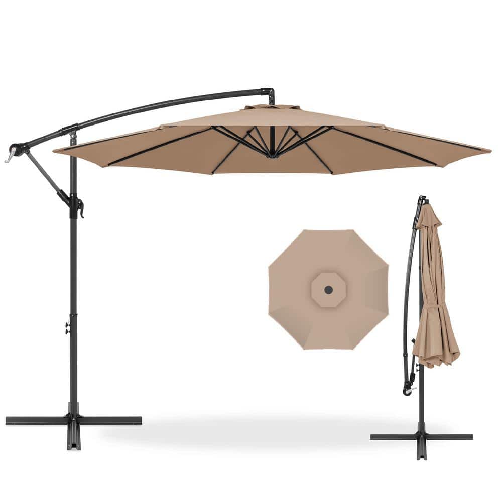 10 ft. Cantilever Patio Umbrella in Topology