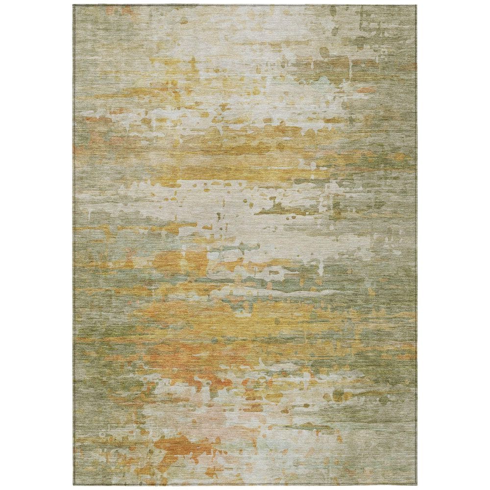 Chantille Machine Washable Indoor/Outdoor Abstract ACN2034 Aloe 10 ft. x 14 ft. Area Rug price history on PriceWatchPro