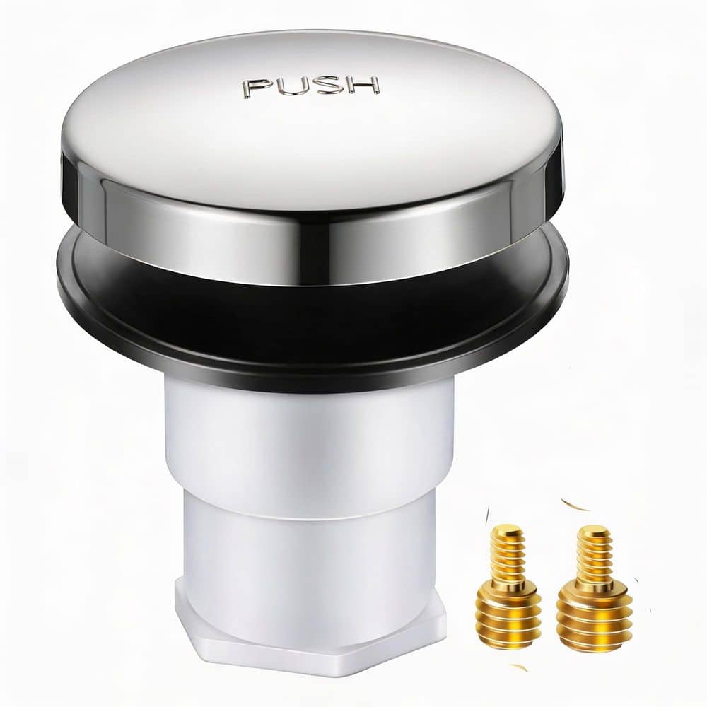 SUPPLYGIANT Tip Toe Bath Drain Kit Replacement, 5/16 or 3/8 Drain Stopper, Polished Chrome Finish price history on PriceWatchPro