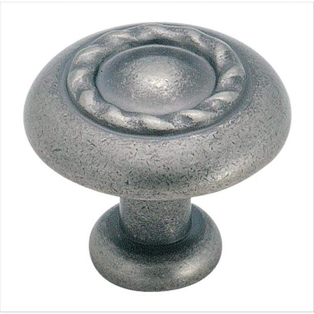 Inspirations 1-1/4 in. (32 mm) Weathered Nickel Cabinet Knob