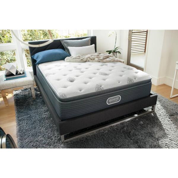 Beautyrest Silver River View Harbor California King Luxury Firm Pillow Top Low Profile Mattress Set