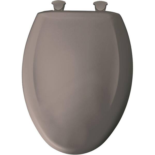 BEMIS Slow Close STA-TITE Elongated Closed Front Toilet Seat in Classic Mink