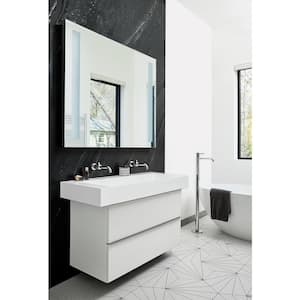 4 ft. x 8 ft. Laminate Sheet in 180fx Black Painted Marble with SatinTouch Finish