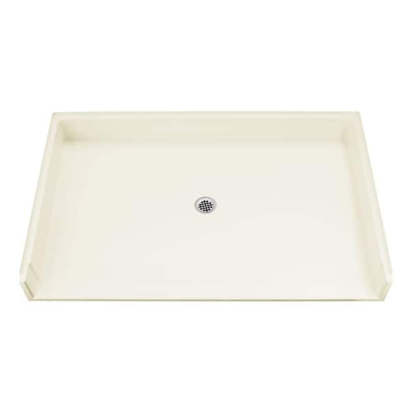 Sterling 39.375 in. x 63.25 in. Single Threshold Shower Base in Biscuit