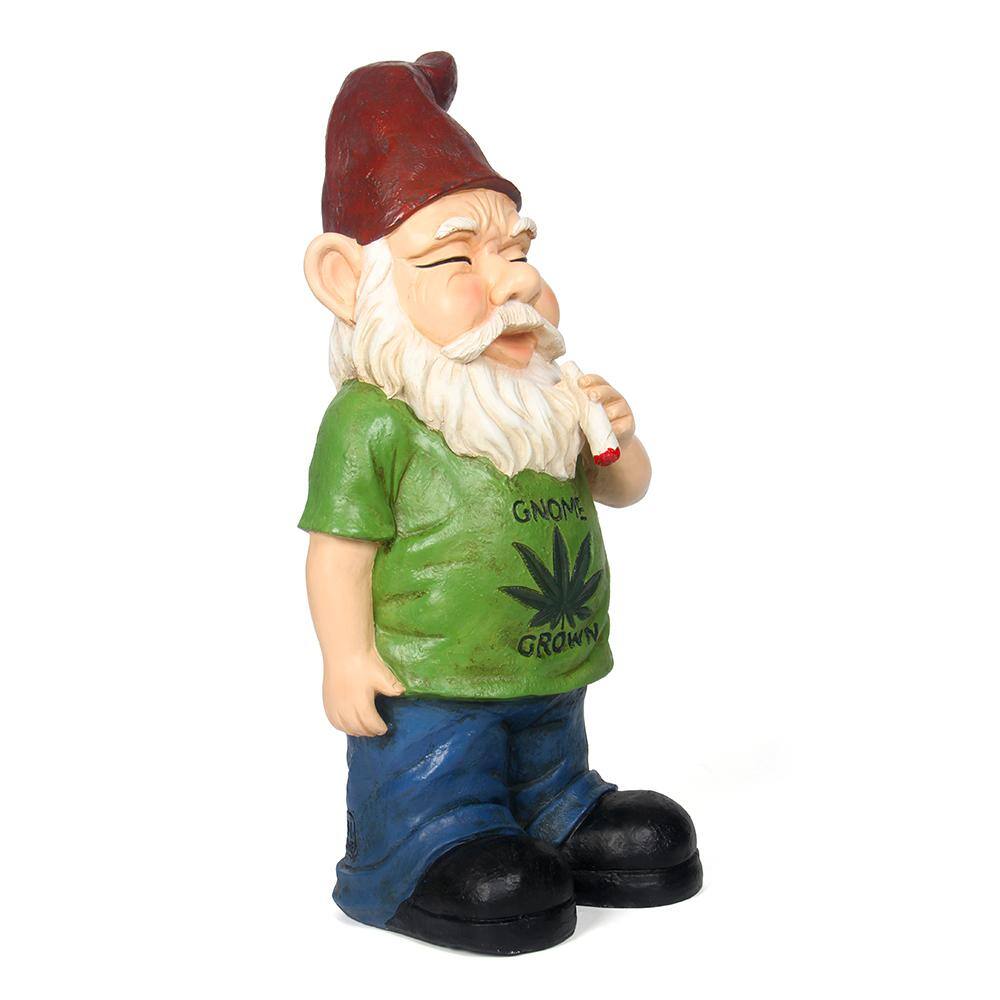 Gnome Winking with Hand Gesture Figurine Home Garden Decor New In/outdoor 