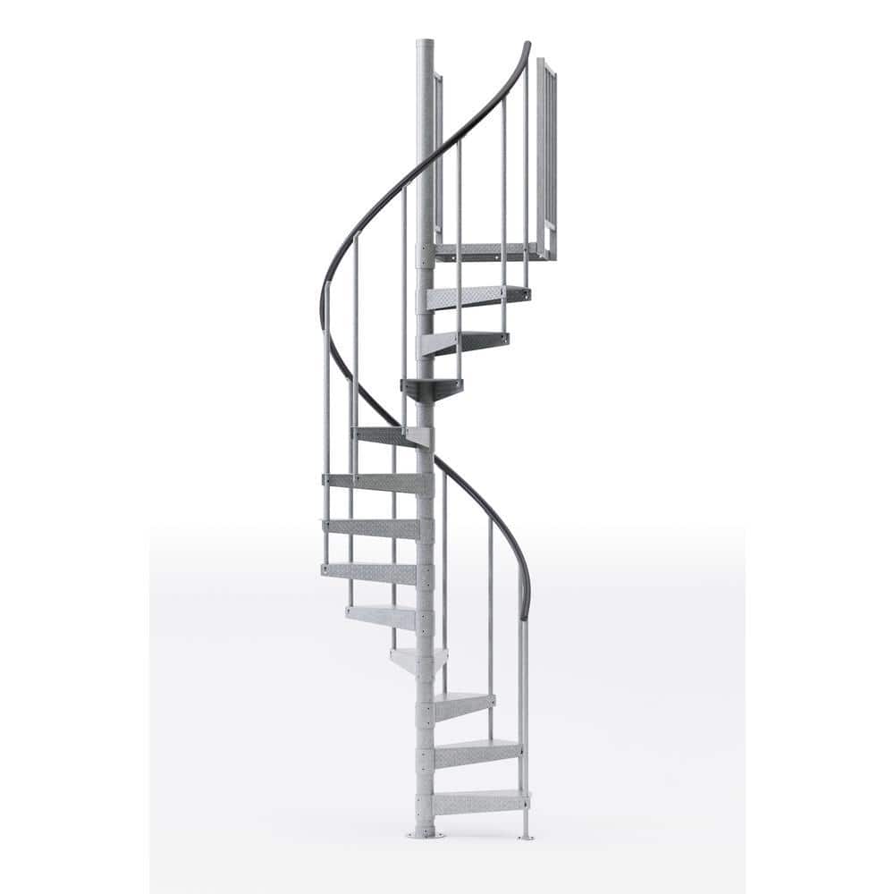 Reroute Galvanized Exterior 42 in. Diameter Spiral Staircase Kit, Fits Height 102 in. to 114 in. price history on PriceWatchPro