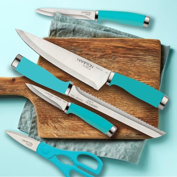 GreenLife 13-Piece High Carbon Stainless Steel Pink Wood Knife
