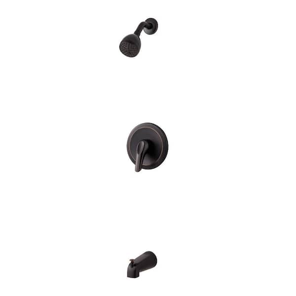 Pfister Pfirst Series 1-Handle 1-Spray Shower Only Trim Kit in Tuscan Bronze (Valve Not Included)