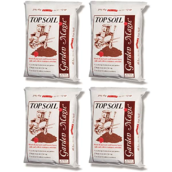 Garden Magic Organic Planting Potting Soil, 40 lbs. Bag (4-Pack)
