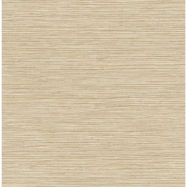 Advantage Alton Wheat Faux Grasscloth Paper Non-Pasted Textured Wallpaper