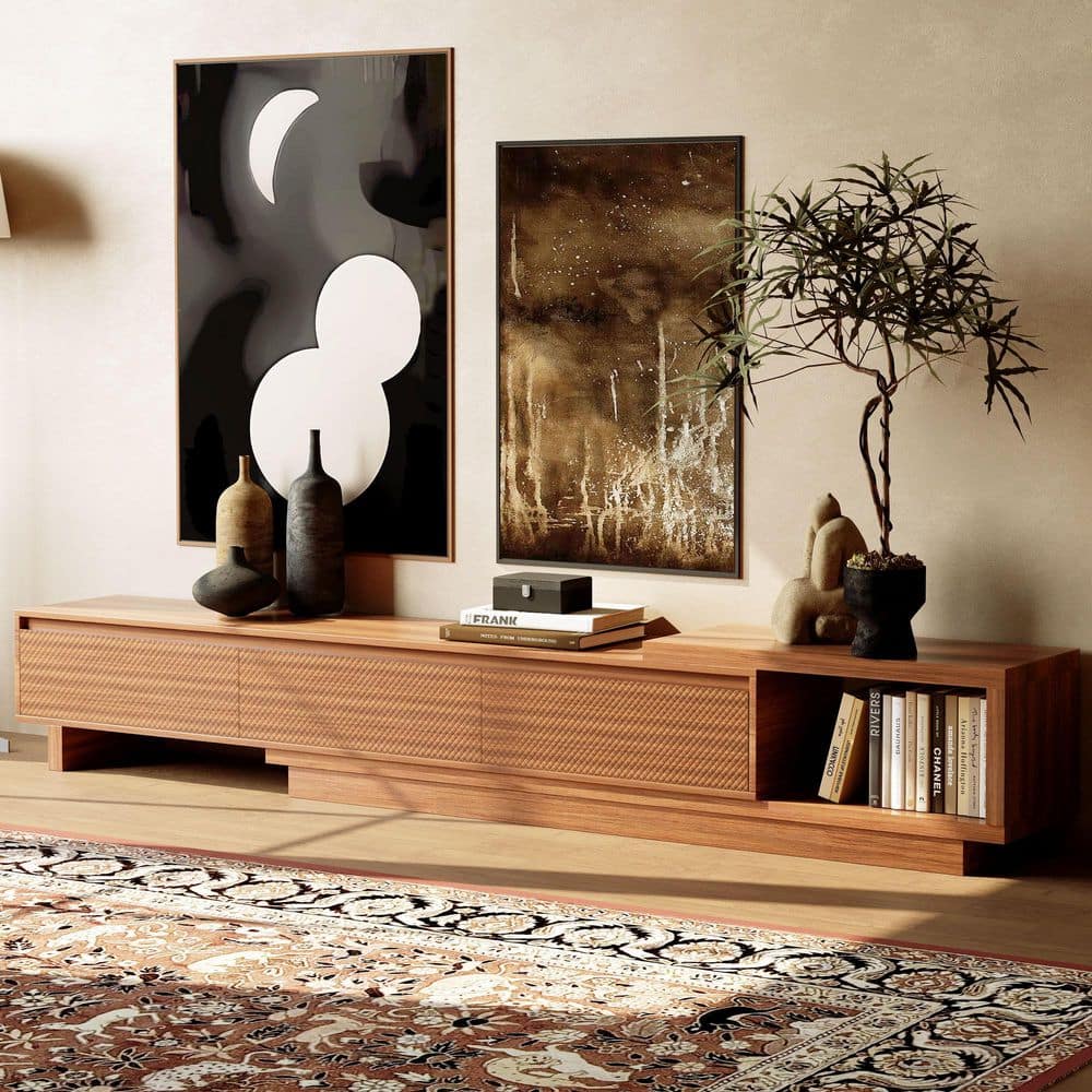 THE RIGHT PATH 78.74 in. Extendable TV Stand for 85 in. TV