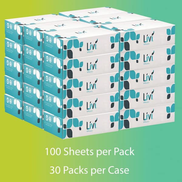 Livi VPG Select Embossed 2-Ply Facial Tissue (100-Sheets per Livi VPG Select Embossed 2-Ply Facial Tissue (100-Sheets per