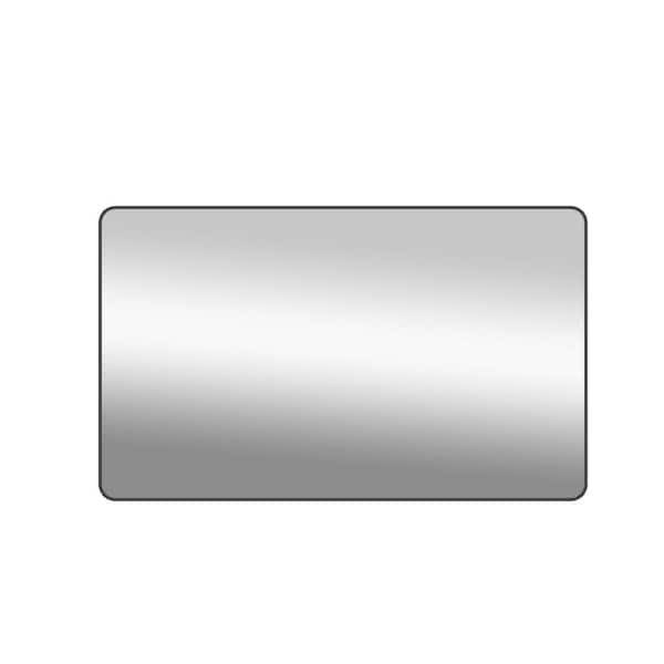 Unbranded Matte Black 60 in. W x 36 in. H Modern Aluminum Rectangle Wall Mirror, Horizontally or Vertically