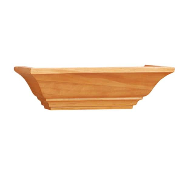 Knape & Vogt 5 in. x 10 in. Floating Honey Mantel Decorative Shelf Kit