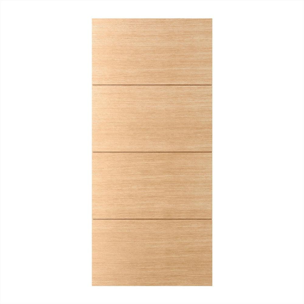 Brentwood 32 in. x 96 in. No Bore Solid Hybrid Core White Oak Unfinished Wood Interior Door Slab, 20-Minute Fire Rated price history on PriceWatchPro