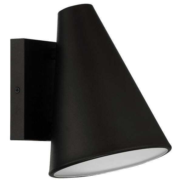 Access Lighting - 1-Light Black LED Outdoor Wall Lantern Sconce (1-Pack)
