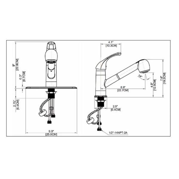 CHESHIRE 33 in. Drop-in Double Bowl 50/50-20-Gauge Stainless Steel