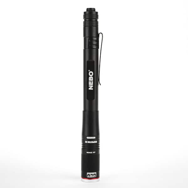 360 LUMENS RECHARGEABLE BATTERY LED POCKET PEN FLASHLIGHT