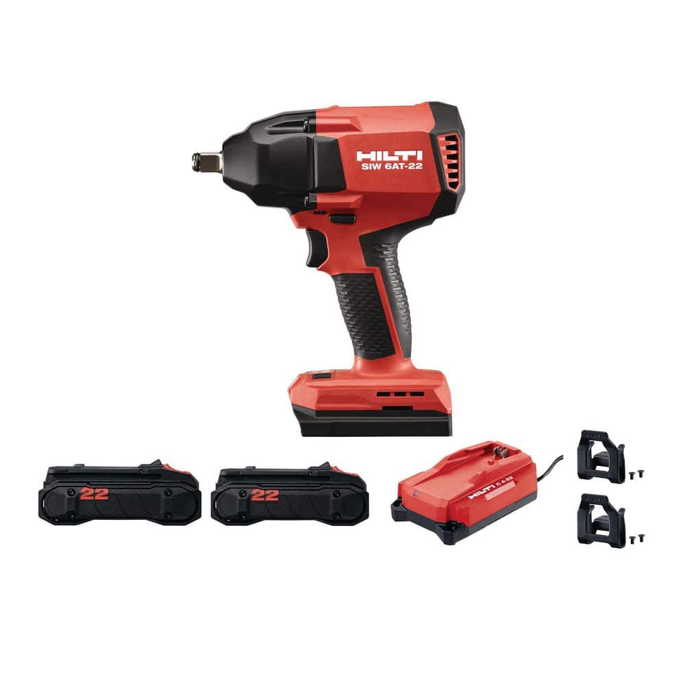 22V NURON SIW 6A-T Li-Ion 1/2 in. Cordless Brushless Impact Wrench Kit w/ (2) 2.6 Ah Batteries, Charger and Belt Clips price history on PriceWatchPro