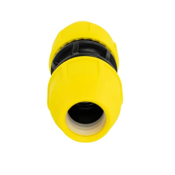 Connector IPS Underground Yellow Poly Gas Pipe Tee 3/4 in x 3/4 in x 3/4 in 