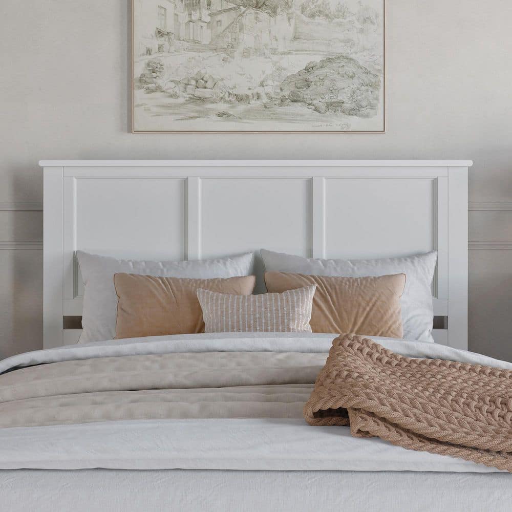 Madison Espresso Brown King Solid Wood Panel Headboard - thumbnail 5