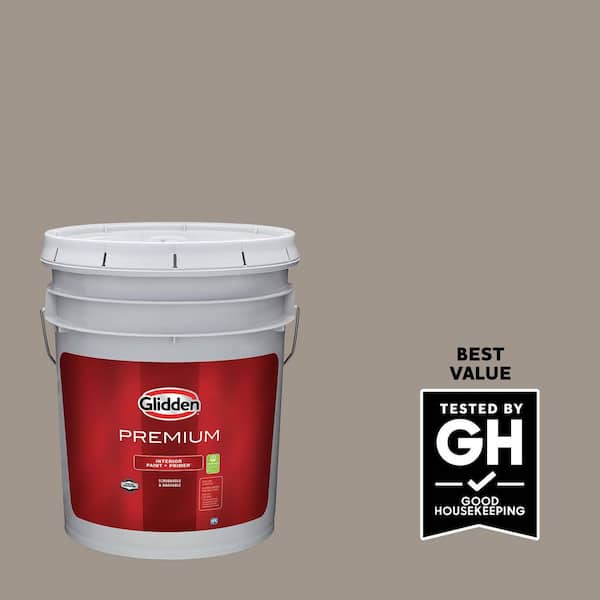 Glidden Premium 5 gal. #PPG1022-4 Rock Slide Eggshell Interior Latex Paint
