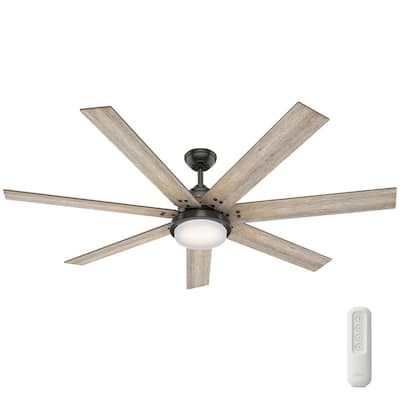 Whittington 70 in. LED Indoor Noble Bronze Ceiling Fan with Light and Remote