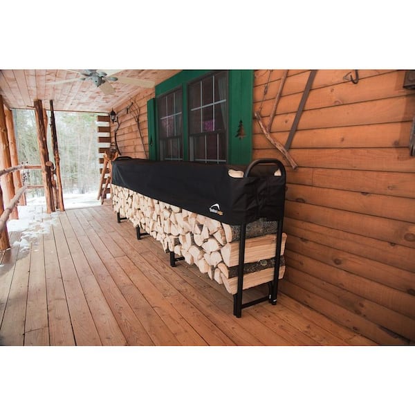 Shelterlogic adjustable heavy best sale duty outdoor firewood rack