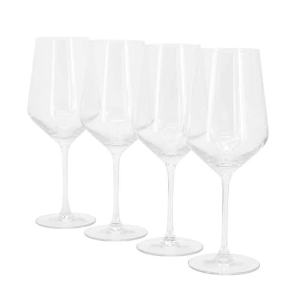 Virginia 4 Piece 21 oz. Red Wine Glass Set in Clear