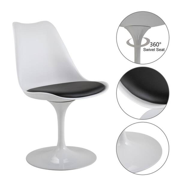 tulip swivel dining chairs