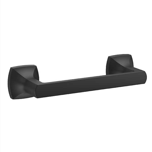 Pfister Vaneri Wall Mount Single Post Pivot Toilet Paper Holder in Matte Black