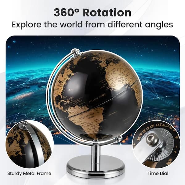 GVD globe documet2−3レアレア美品 Globe, American, Holbrook, Terrestrial World, 8-Inch Table Globe