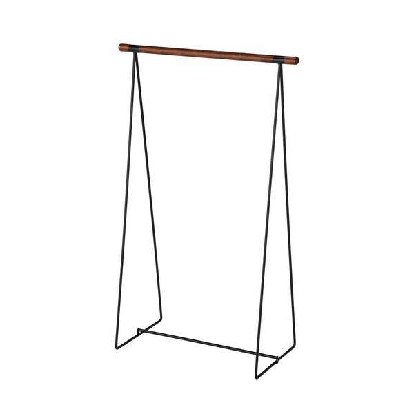 Signature Home SignatureHome Black Finish Material Metal Ferre Towel Rack With Number of Bars 1 Dimension: 11.75"W x 26"L x 39.5"H